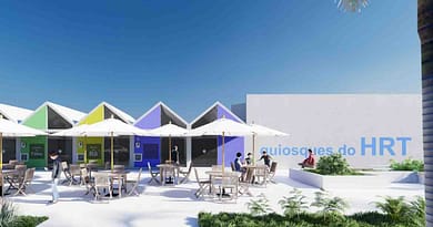 Revitalização Setor Hospitalar Taguatinga - Maquete e Imagem - Leonardo Stephan - Adm. Reg. Taguatinga